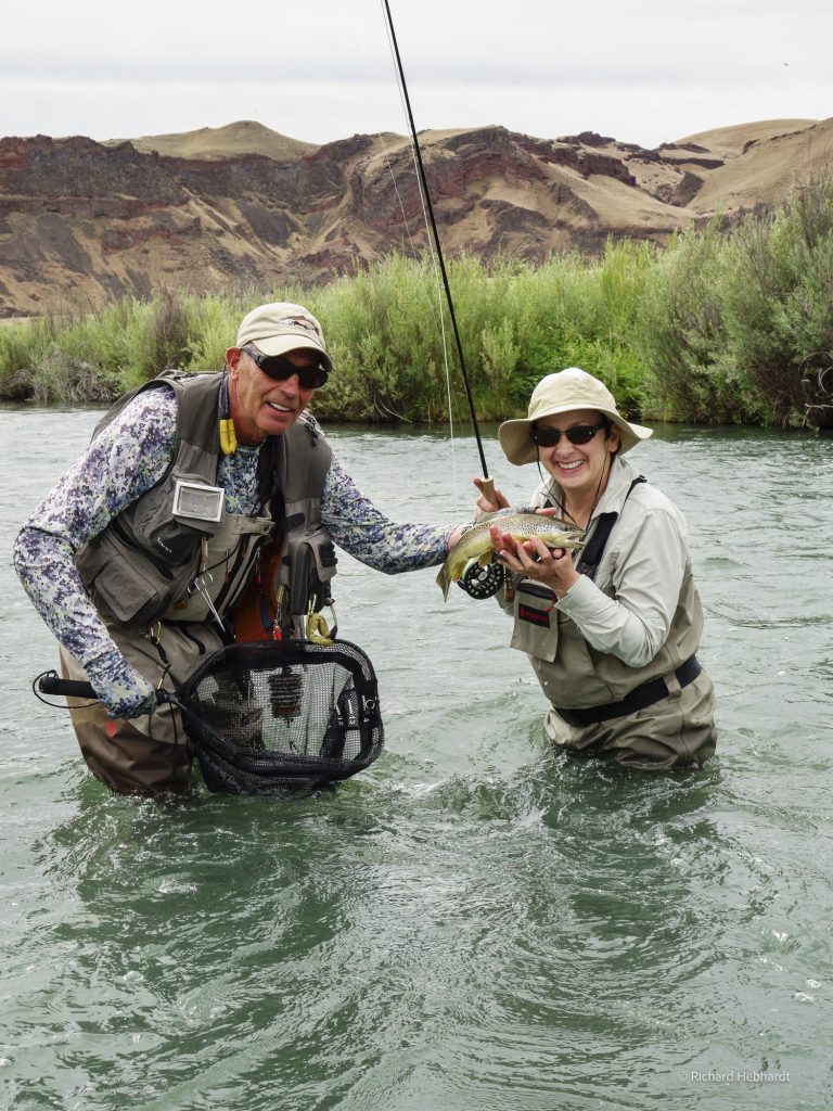 learning to fly fish on the Owyhee River in Idaho